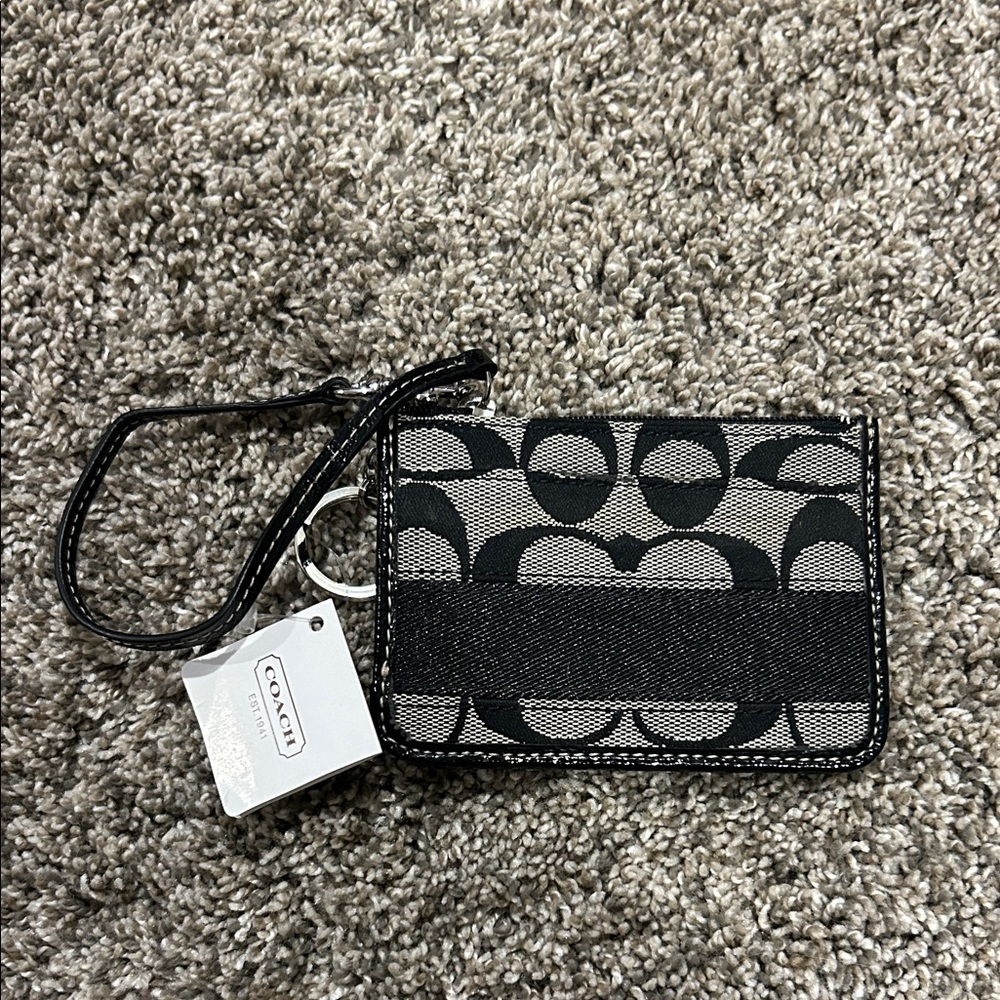 Coach Monochrome Signature Wristlet